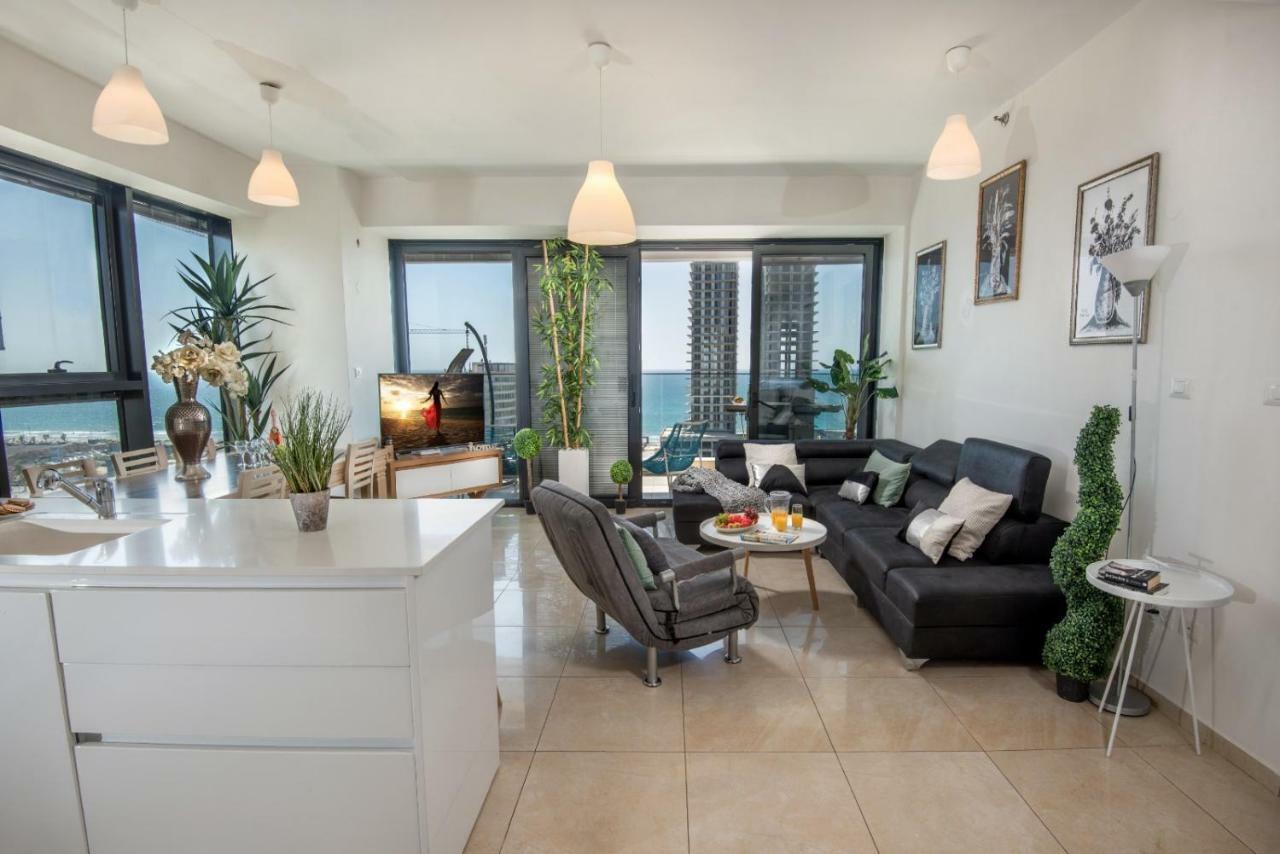 Bat Yam Luxery 5Br Sea View Suite Kültér fotó